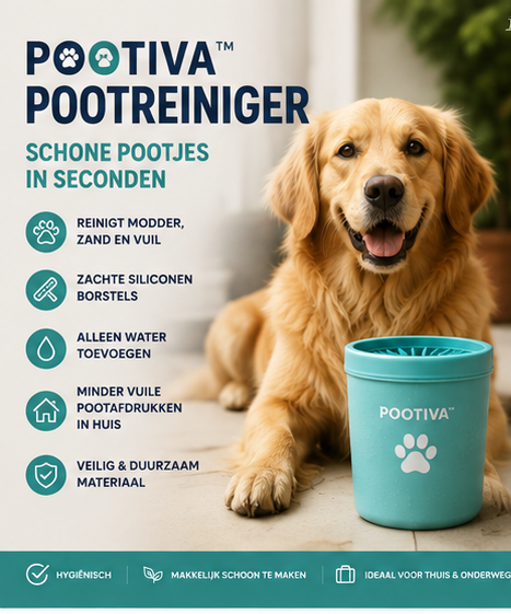 Pootiva™ Pootreiniger – Schone Pootjes in Seconden