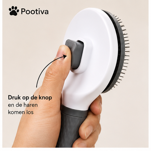 Pootiva™ VachtBorstel – Verwijder Losse Haren in Seconden