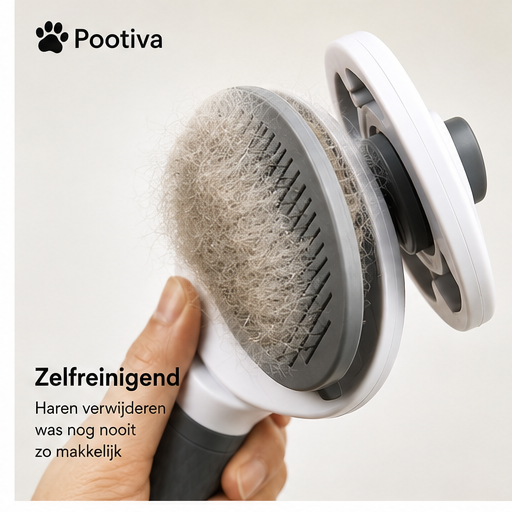 Pootiva™ VachtBorstel – Verwijder Losse Haren in Seconden