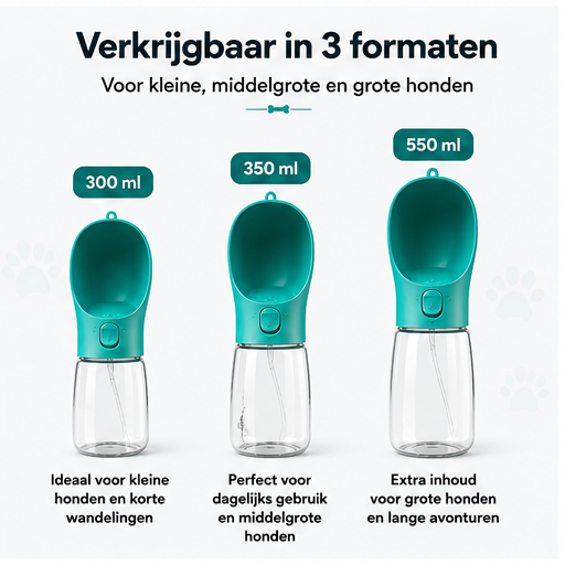 Pootiva™ WandelFles – Altijd Vers Water Onderweg