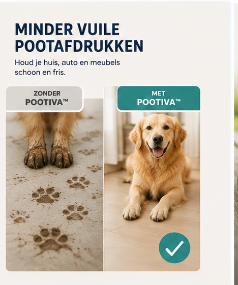 Pootiva™ Pootreiniger – Schone Pootjes in Seconden