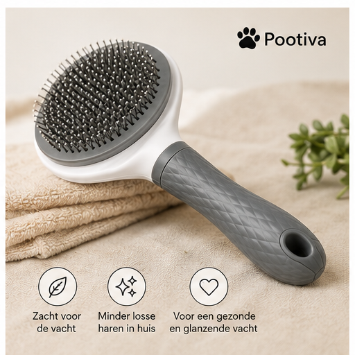 Pootiva™ VachtBorstel – Verwijder Losse Haren in Seconden